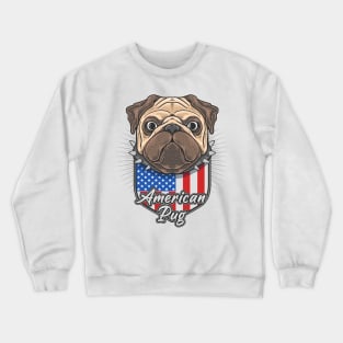 American Pug Crewneck Sweatshirt